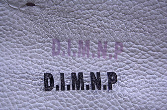 Laser engraved leather